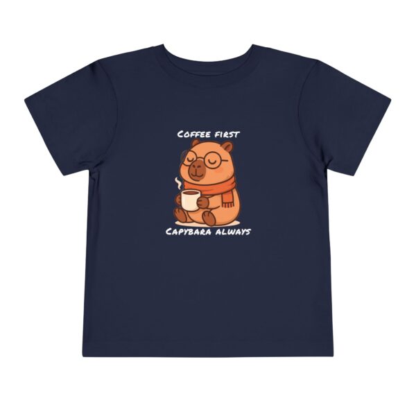 Toddler Short Sleeve Tee with Adorable Capybara Design – Soft, Fun, and Perfect for Everyday Play