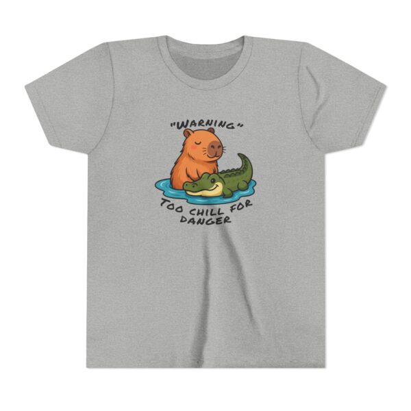 Youth Short Sleeve Tee with Cute Capybara Design – Soft, Fun, and Perfect for Everyday Wear