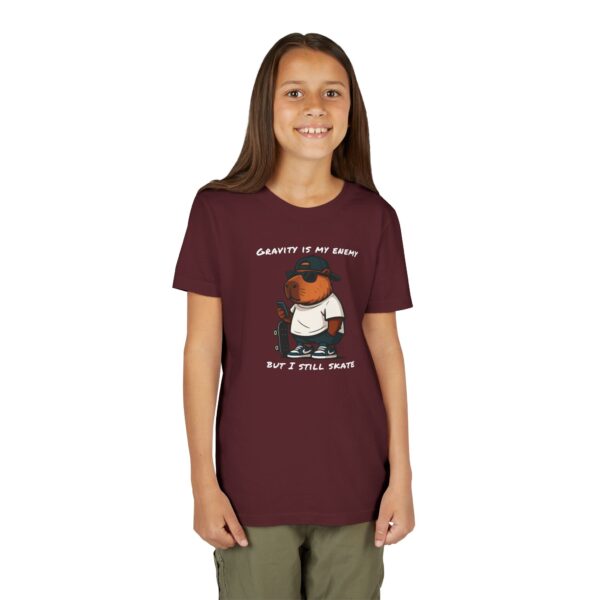 Youth Short Sleeve Tee with Cute Capybara Design – Soft, Fun, and Perfect for Everyday Wear