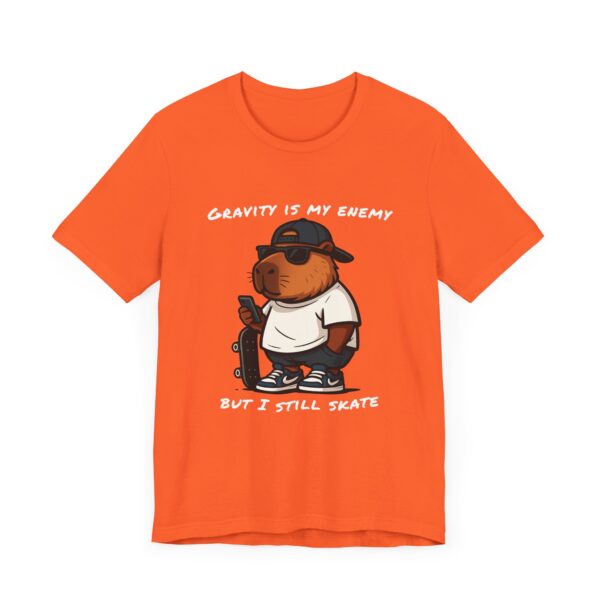 Unisex Jersey Short Sleeve Tee with Adorable Capybara Design – Soft and Stylish T-Shirt
