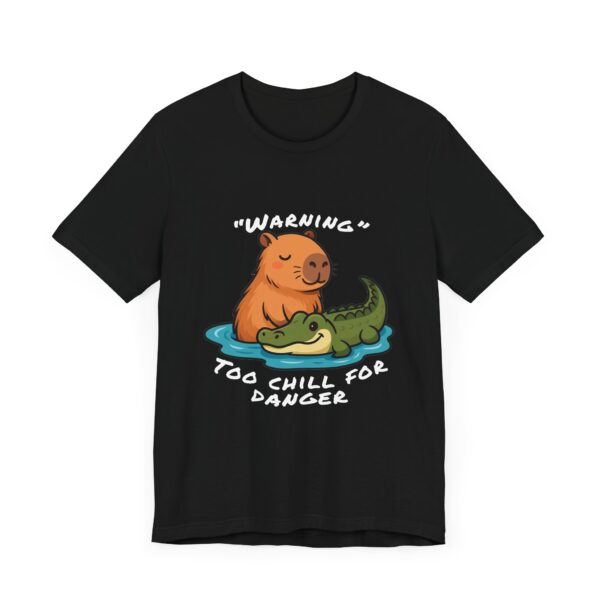 Unisex Jersey Short Sleeve Tee with Adorable Capybara Design – Soft and Stylish T-Shirt