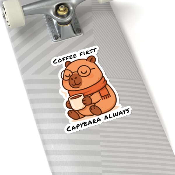 "Capybara Kiss-Cut Stickers – Cute & Fun Designs for Laptops, Water Bottles, and More"