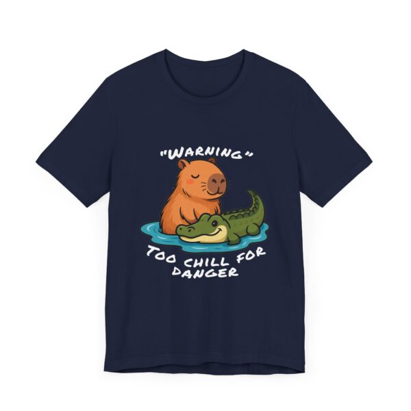 Unisex Jersey Short Sleeve Tee with Adorable Capybara Design – Soft and Stylish T-Shirt