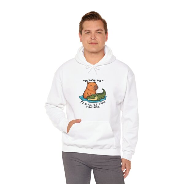 Unisex Heavy Blend™ Hooded Sweatshirt with Cute Capybara Design – Warm and Stylish Hoodie