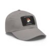 Dad Hat with Leather Patch (Rectangle) - Capybara design