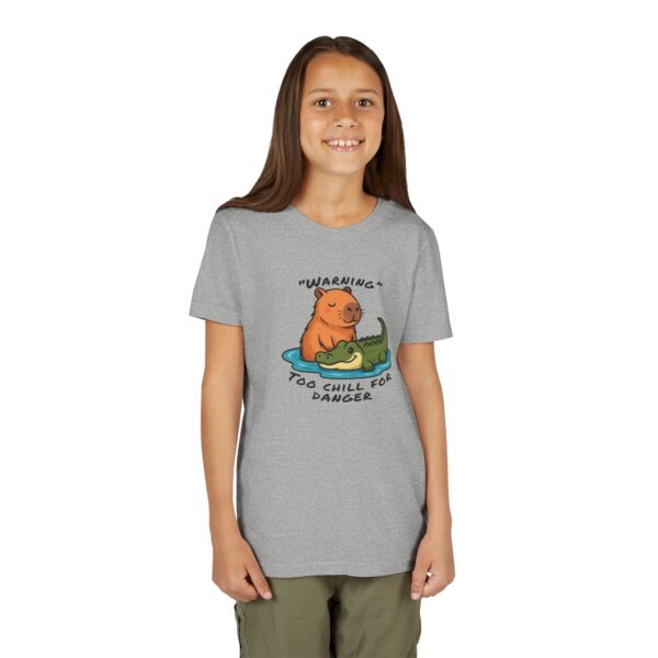 Youth Short Sleeve Tee with Cute Capybara Design – Soft, Fun, and Perfect for Everyday Wear