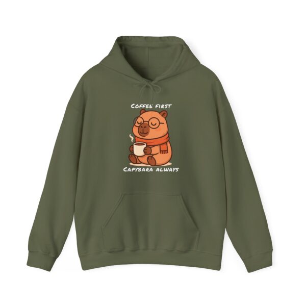 Unisex Heavy Blend™ Hooded Sweatshirt with Cute Capybara Design – Warm and Stylish Hoodie