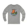 Unisex Jersey Long Sleeve Tee with Unique Capybara Design – Comfortable and Stylish Top