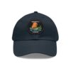 8609803236599383670_2048.jpeg Dad Hat with Leather Patch (Round) - Capybara design