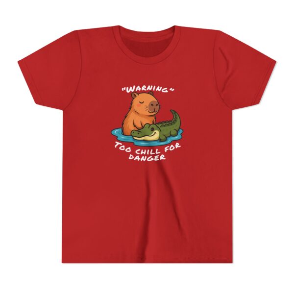Youth Short Sleeve Tee with Cute Capybara Design – Soft, Fun, and Perfect for Everyday Wear