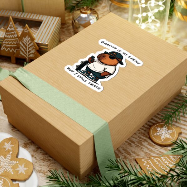 "Capybara Kiss-Cut Stickers – Cute & Fun Designs for Laptops, Water Bottles, and More"