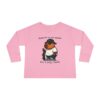 Toddler Long Sleeve Tee with Adorable Capybara Design – Soft, Warm, and Fun for Everyday Wear