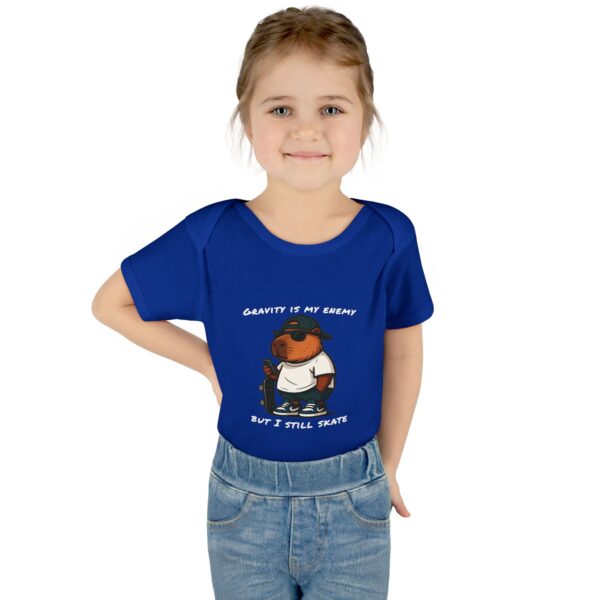 Infant Baby Rib Bodysuit with Cute Capybara Design – Soft, Comfortable, and Perfect for Your Little One