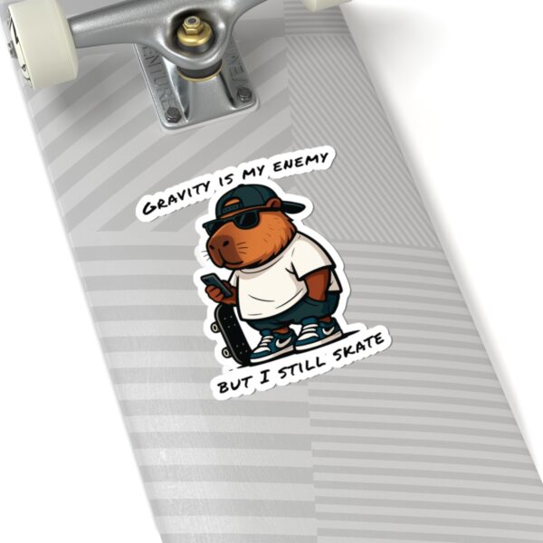 "Capybara Kiss-Cut Stickers – Cute & Fun Designs for Laptops, Water Bottles, and More"