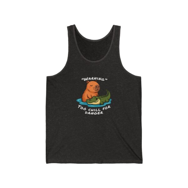 Unisex Jersey Tank Top with Cute Capybara Design – Perfect for Summer Style