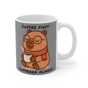 Capybara Coffee Mug 11oz – Cute & Unique Capybara Design for Animal Lovers