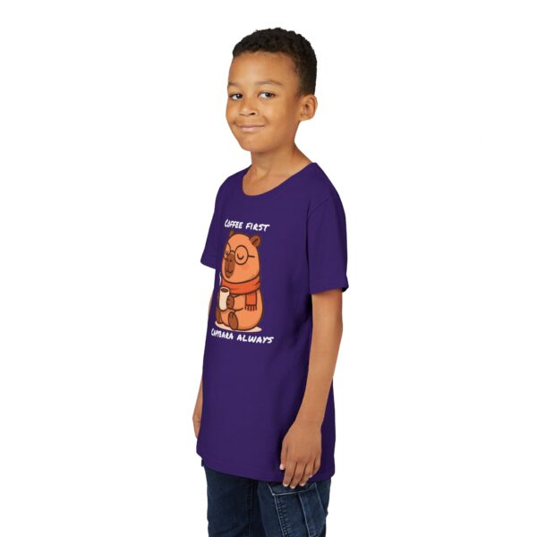 Youth Short Sleeve Tee with Cute Capybara Design – Soft, Fun, and Perfect for Everyday Wear