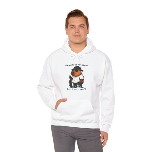 Unisex Heavy Blend™ Hooded Sweatshirt with Cute Capybara Design – Warm and Stylish Hoodie