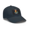 Dad Hat with Leather Patch (Rectangle) - Capybara design