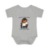 Infant Baby Rib Bodysuit with Cute Capybara Design – Soft, Comfortable, and Perfect for Your Little One