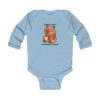 Infant Long Sleeve Bodysuit with Cute Capybara Design – Soft, Cozy, and Perfect for Baby's Everyday Comfort
