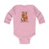 Infant Long Sleeve Bodysuit with Cute Capybara Design – Soft, Cozy, and Perfect for Baby's Everyday Comfort