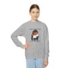 Youth Crewneck Sweatshirt with Adorable Capybara Design – Cozy and Fun for Everyday Wear